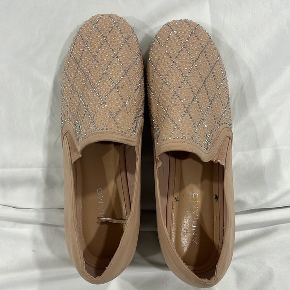 Andiamo studded front slip on espadrille - Picture 1 of 9